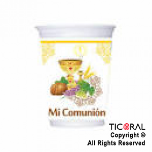 VASO COMUNION BLANCO X 10